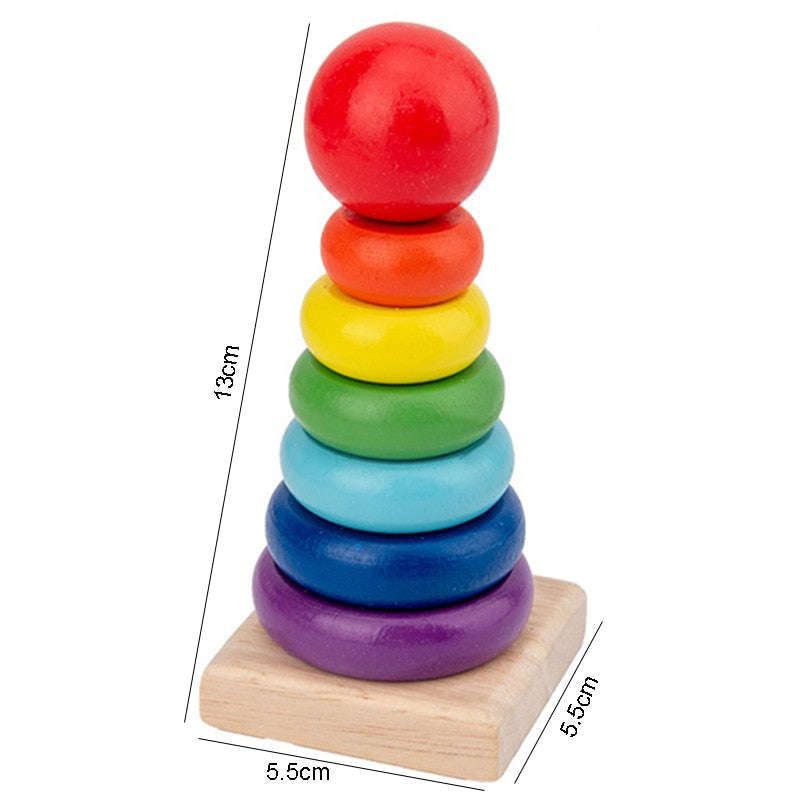 1Set Wooden Hammering Ball Hammer Box Children Fun Playing Hamster Game Toy Early Learning Educational Toys.