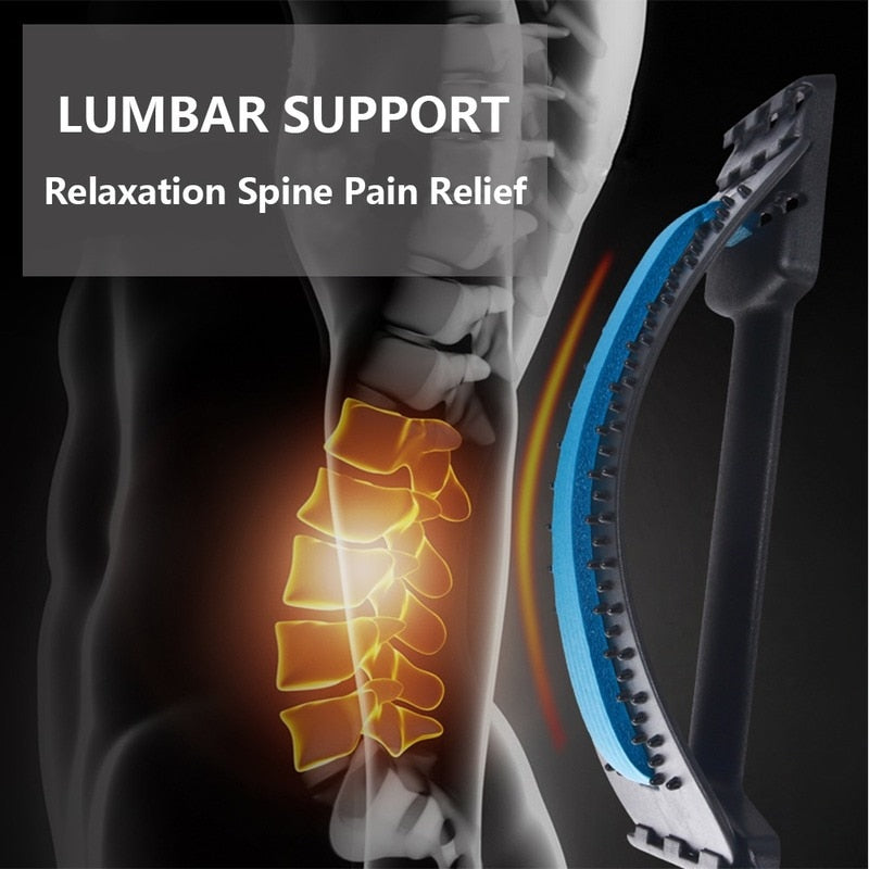 Back Massager Stretcher Equipment Massage Tools Massageador Magic Stretch Fitness Lumbar Support Relaxation Spine Pain Relief.