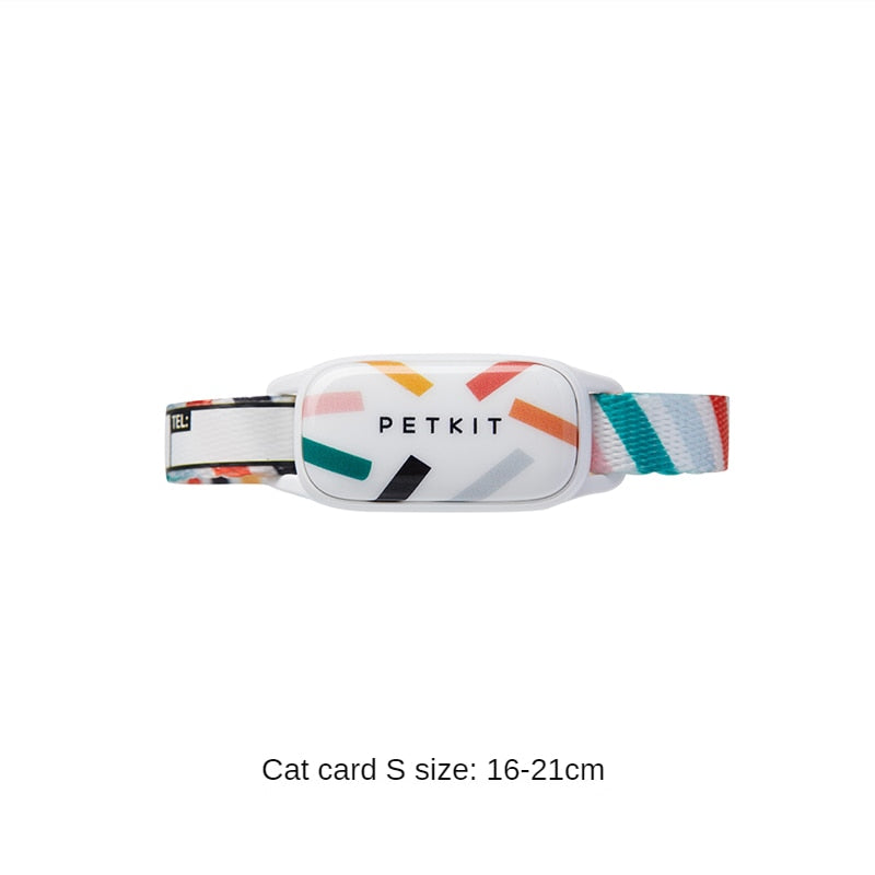 PETKIT Smart Personalized Dog Cat Collars adjustable Soft Nylon waterproof puppy Collar Tags Pet Accessories APP work