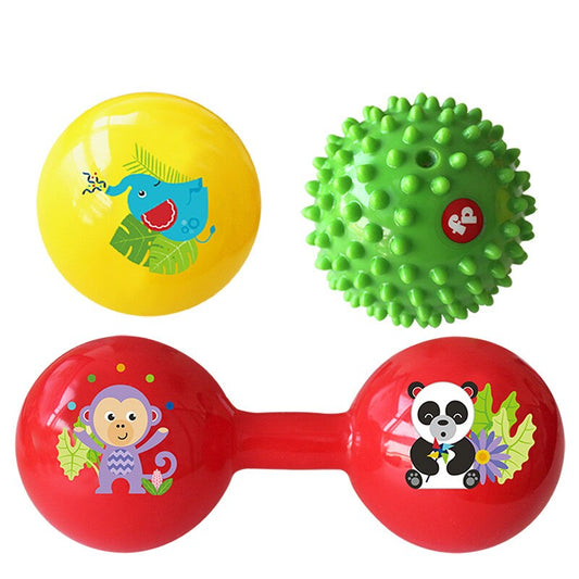 Original Fisher-Price Baby Toys 0-12 Months Hand Catch Training Racket Massage Balls Early Education Toys for Children Toddler