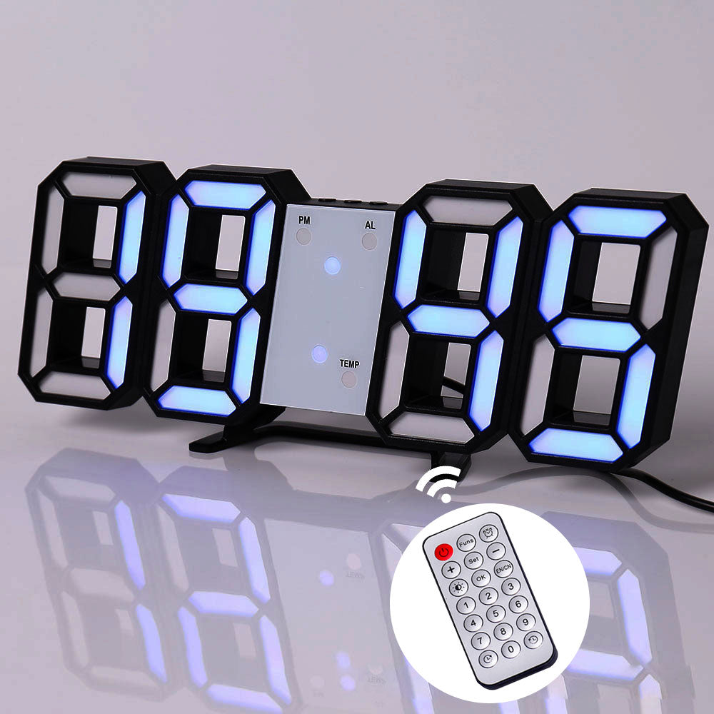 Nordic Digital Alarm Clocks Wall Clocks Hanging Watch Snooze Table Clocks Calendar Thermometer Electronic Clock Digital Clocks.