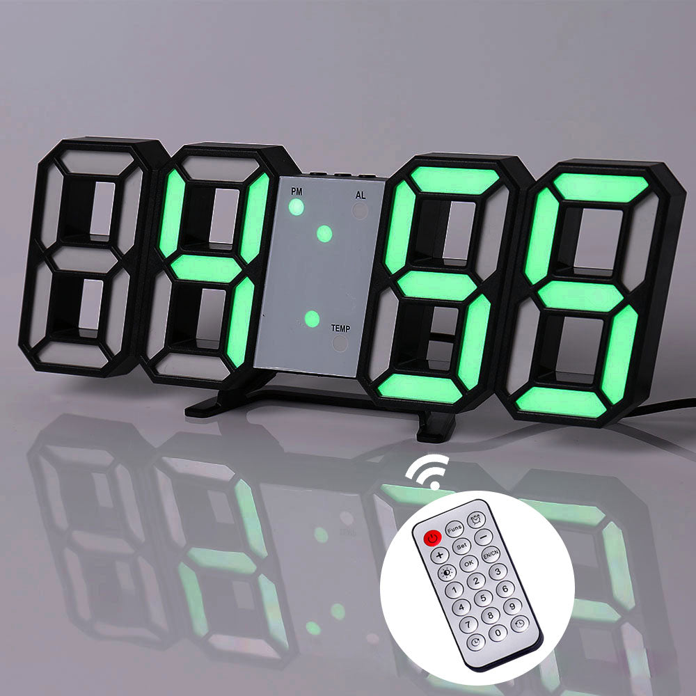 Nordic Digital Alarm Clocks Wall Clocks Hanging Watch Snooze Table Clocks Calendar Thermometer Electronic Clock Digital Clocks.