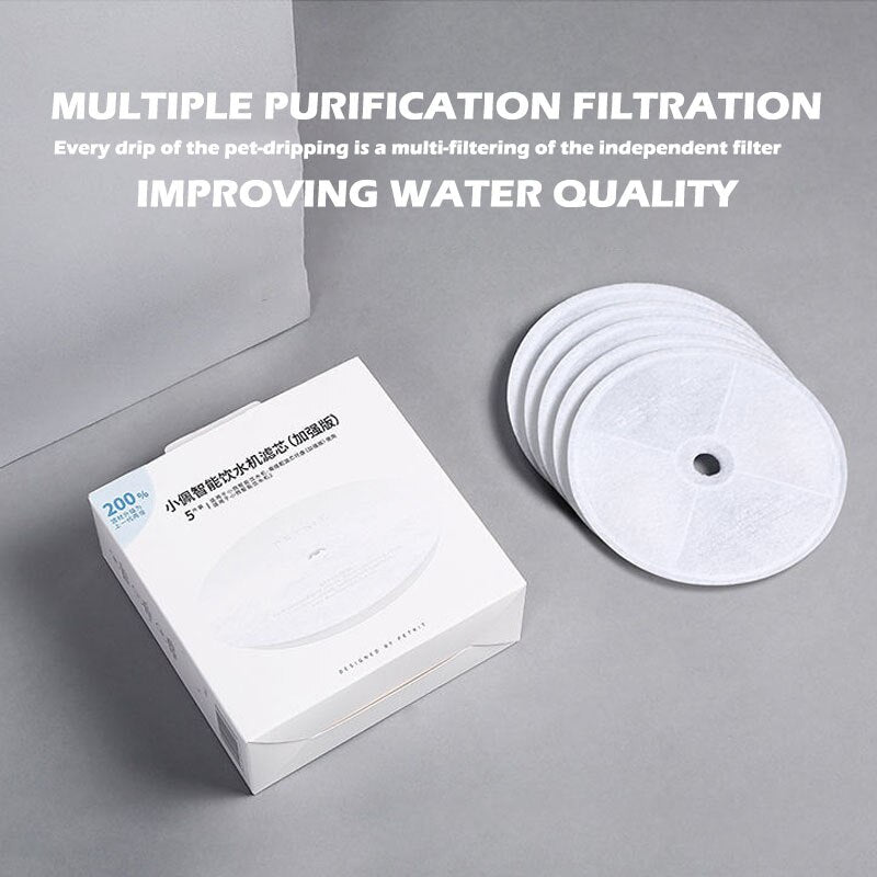 1 Piece/5 Pieces/10 Pieces Petkit Filter For Eversweet2, Eversweet3 And Eversweet Solo Water Fountains Filters Pet Accessories