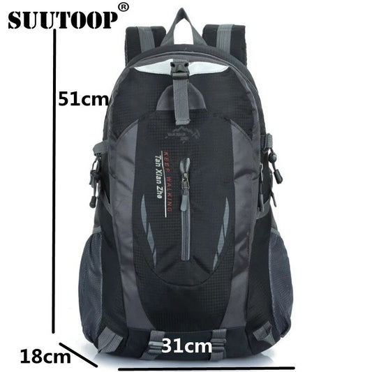 Men's Backpack Waterproof Mutifunctional Male Laptop School Travel Casual Bags Pack Oxford Casual Out Door Black Sport Backpack.