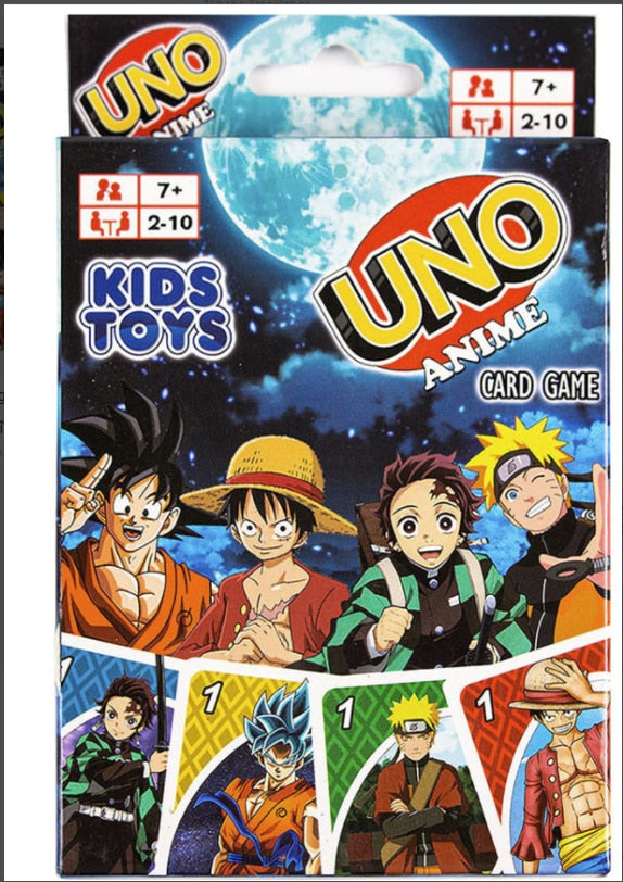 Super Mario Bros. Anime Game cartoon Card UNO Game Family Funny Entertainment Board Game Poker Cards Game childrens toy gifts.