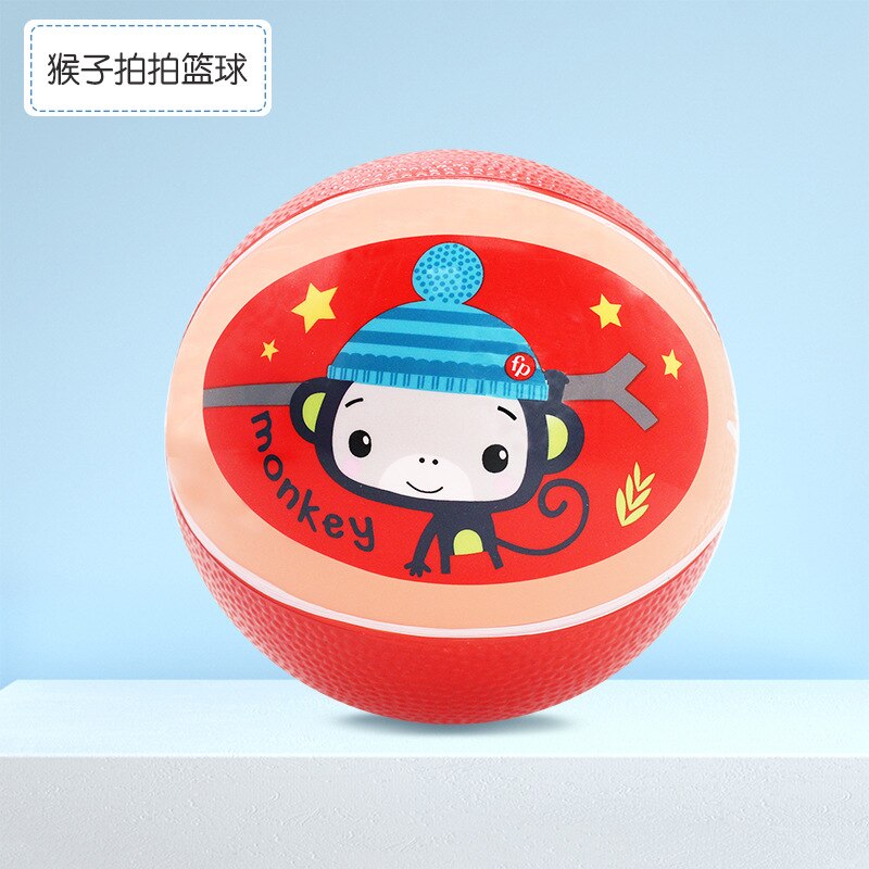 Fisher Price Children Small Leather Ball Toddler Baby Basketball Kindergarten Recommended Pat Ball Baby Toys Ball