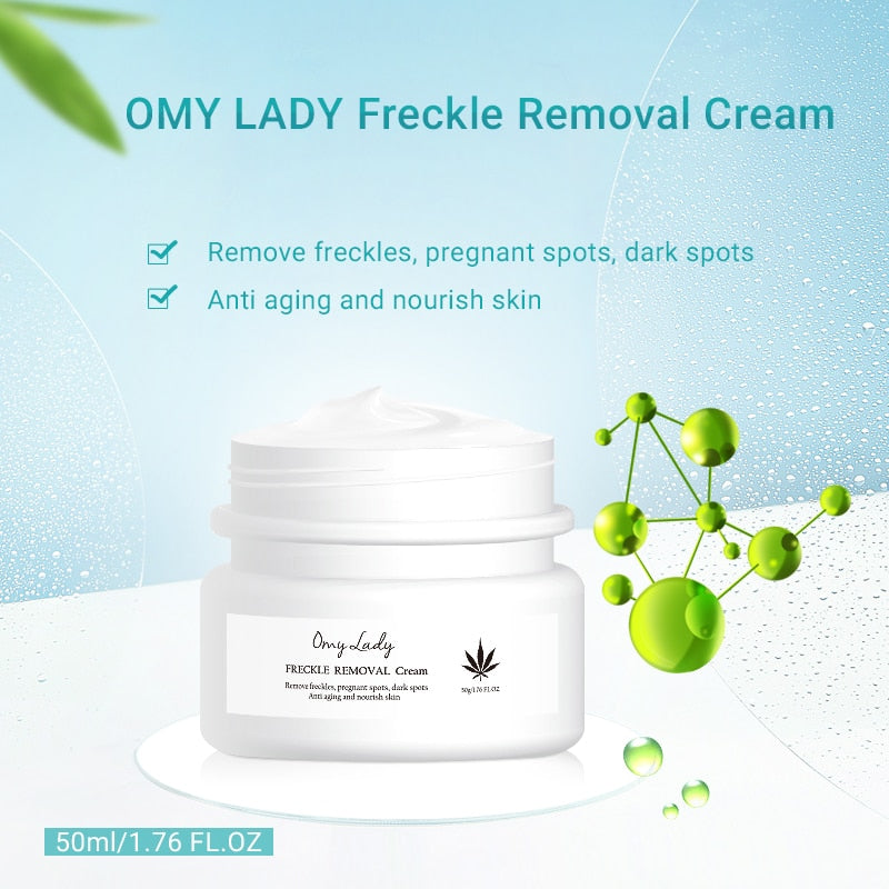 OMY LADY Freckle Removal Cream Remove Freckle Pregnant Spots Melanin Dark Spot Anti Aging Whitening Facial Cream Brightening