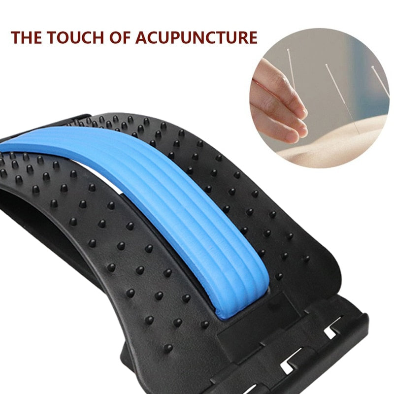 Back Massager Stretcher Equipment Massage Tools Massageador Magic Stretch Fitness Lumbar Support Relaxation Spine Pain Relief.