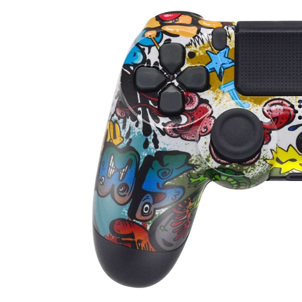 24Colors Bluetooth Double Vibration Controller For PS4 PS3 Wireless Gamepad Joystick For PS4 Games Console USB 6Axis Joypad.