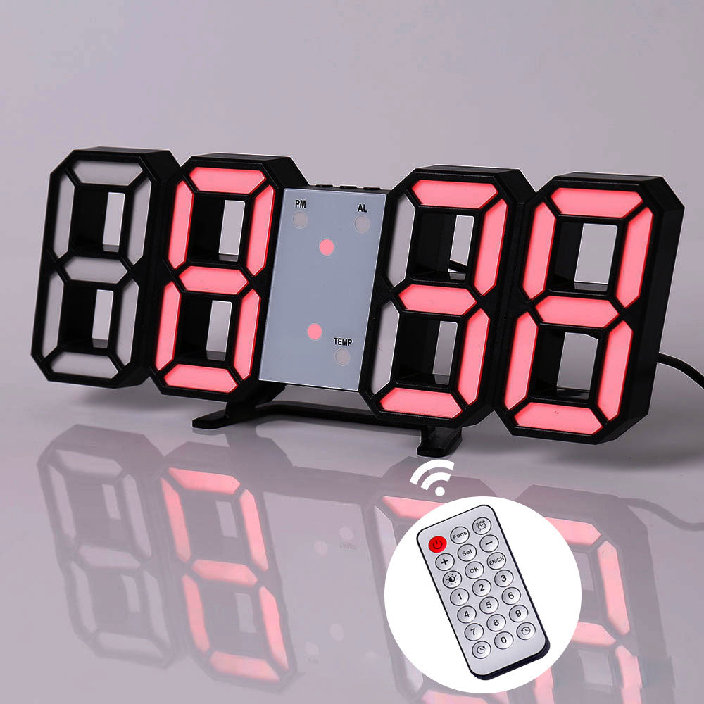 Nordic Digital Alarm Clocks Wall Clocks Hanging Watch Snooze Table Clocks Calendar Thermometer Electronic Clock Digital Clocks.