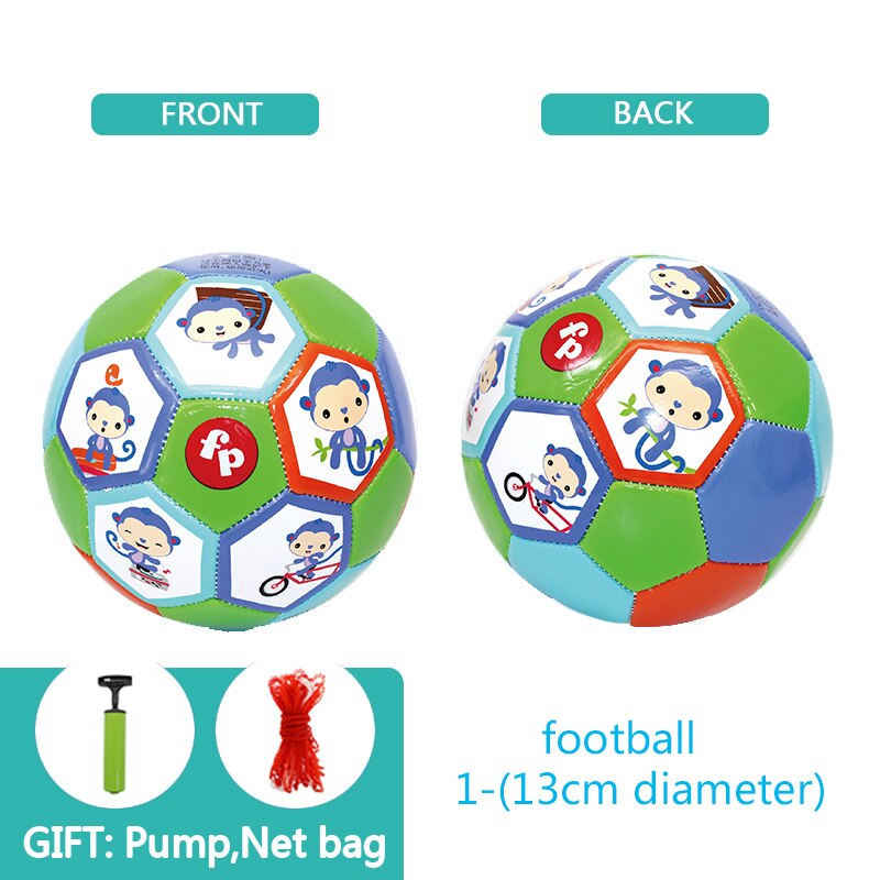 Mattel Fisher-Price Animals Small Leather Ball Sport Training Basketball for 0-4y Baby Toys Soccerball Exercise Outdoor Kids Toy