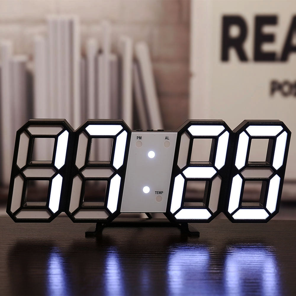 Nordic Digital Alarm Clocks Wall Clocks Hanging Watch Snooze Table Clocks Calendar Thermometer Electronic Clock Digital Clocks.