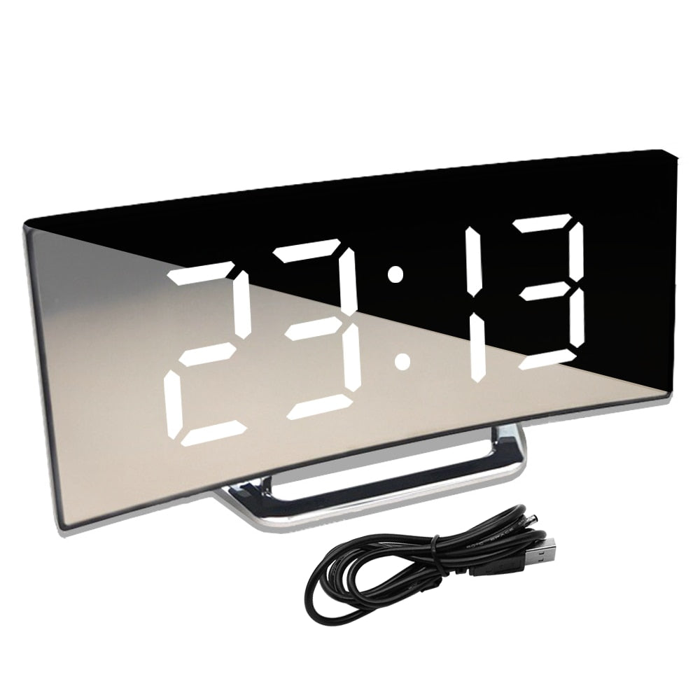 Digital Alarm Clock Alarm Clocks for Kids Bedroom Temperature Snooze Function Desk Table Clock LED Clock Electronic Watch Table.