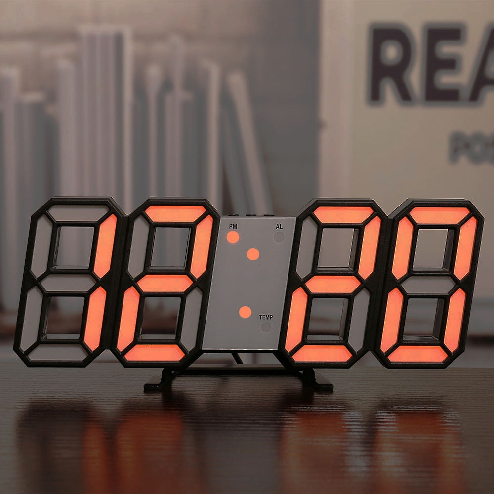 Nordic Digital Alarm Clocks Wall Clocks Hanging Watch Snooze Table Clocks Calendar Thermometer Electronic Clock Digital Clocks.