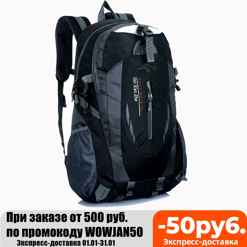 Men's Backpack Waterproof Mutifunctional Male Laptop School Travel Casual Bags Pack Oxford Casual Out Door Black Sport Backpack.