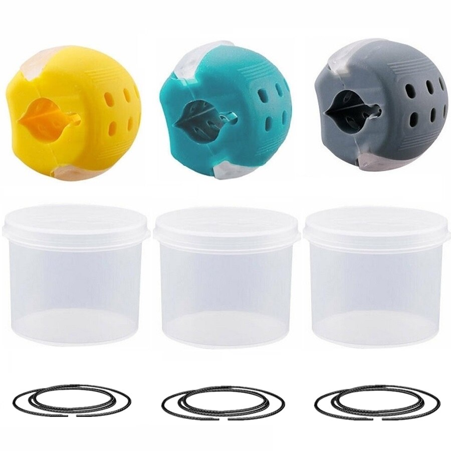 30-50Lbs New Food Grade Silicone Jawline Fitness Ball Face Jaw Trainer Facial Bite Muscle Chew Device Neck Mandibular Exerciser.