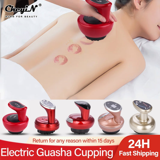 Vacuum Suction Body Slimming Device Ultrasonic RF Scraping Massager Electric Gua Sha Cupping Anti Fat Acupoint Detoxification 31.