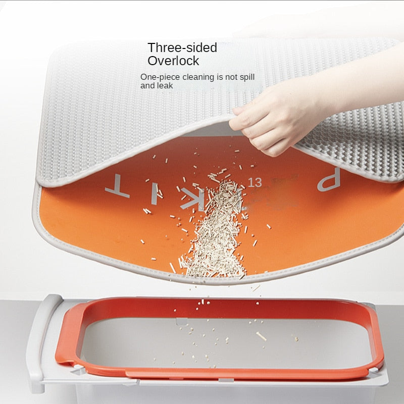 PETKIT Auto Cat Litter Box PURA MAX Dedicated Clean Mat Pad Anti-carry Out Double-layer Filter Rubbing Foot Sand Control Pad