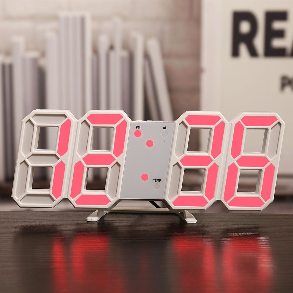 Nordic Digital Alarm Clocks Wall Clocks Hanging Watch Snooze Table Clocks Calendar Thermometer Electronic Clock Digital Clocks.