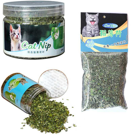 10g/20g/30g Cat Toy Catnip Organic 100% Natural Premium Catnip Cattle Grass Menthol Flavor Funny Cat Mint Toys  Cat Tree