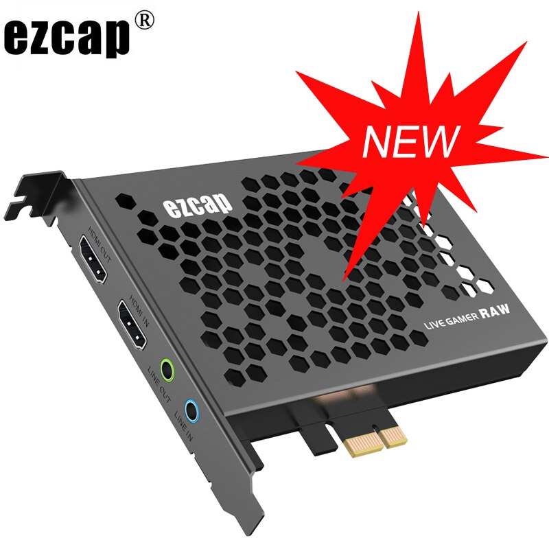 4K 60fps HDR 1440p 1080p 120fps HDMI Loop PCIE Video Capture Card PCI Express Game Recording Box HD Live Streaming Device.