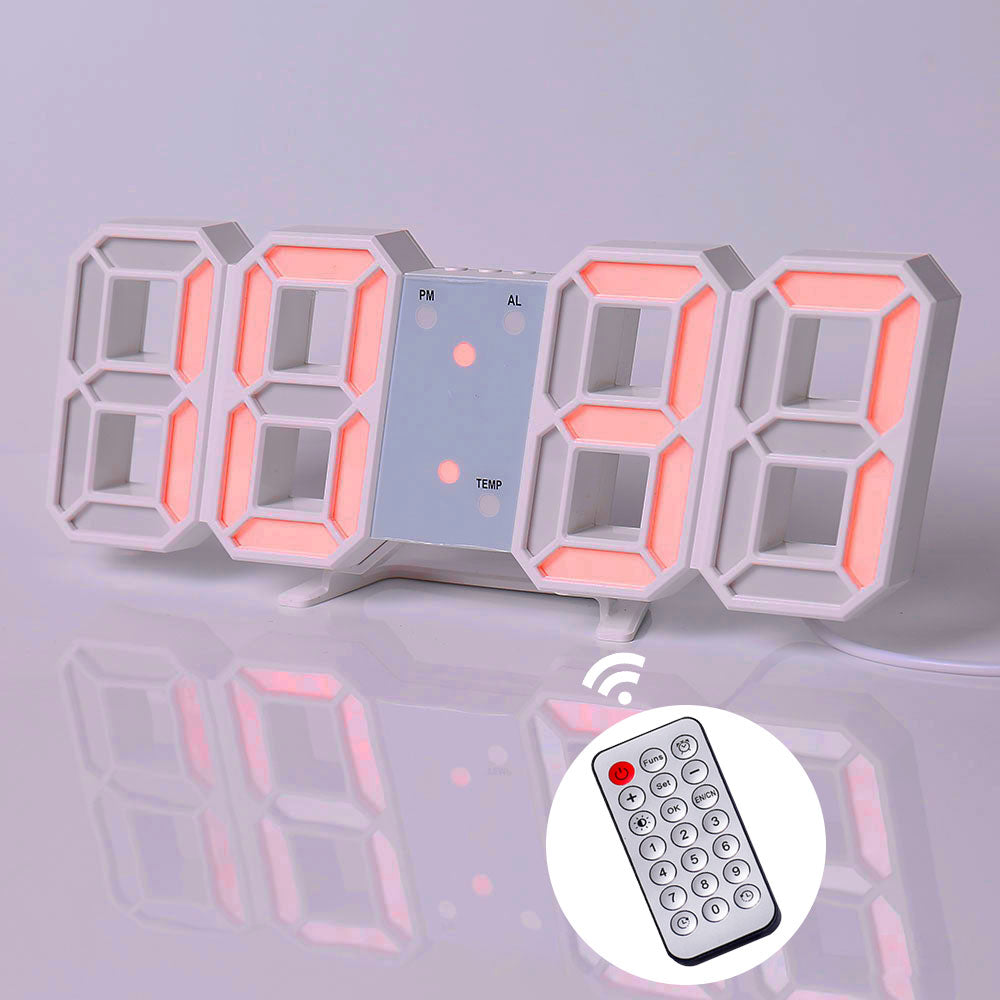 Nordic Digital Alarm Clocks Wall Clocks Hanging Watch Snooze Table Clocks Calendar Thermometer Electronic Clock Digital Clocks.