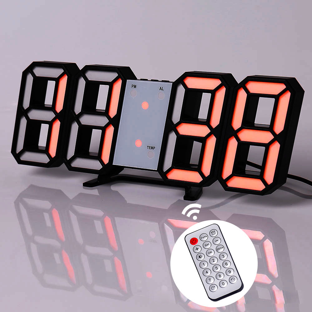 Nordic Digital Alarm Clocks Wall Clocks Hanging Watch Snooze Table Clocks Calendar Thermometer Electronic Clock Digital Clocks.