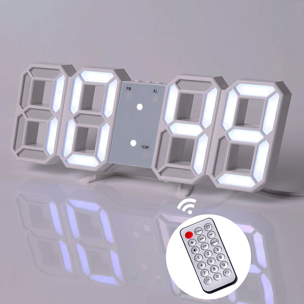 Nordic Digital Alarm Clocks Wall Clocks Hanging Watch Snooze Table Clocks Calendar Thermometer Electronic Clock Digital Clocks.