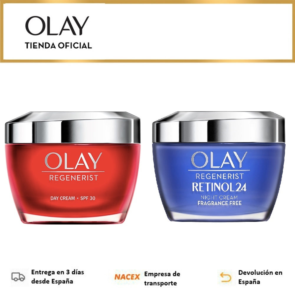 Olay Regenerist Retinol24, 50ML night moisturiser, Anti-ageing, Retinol and vitamin B3, no fragrances, creams and lotions.