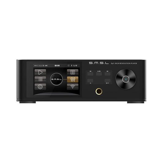 SMSL DP5 ES9038Pro MQA Full Decoding Network Music Player Streaming Playback DSD256 Banlanced Headphone AMP Bluetooth Player.