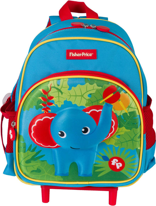 Fisher-Price 3D backpack toy baby kids girls boys Kawaii kindergarten bag trolley wallet money phone bag school bag