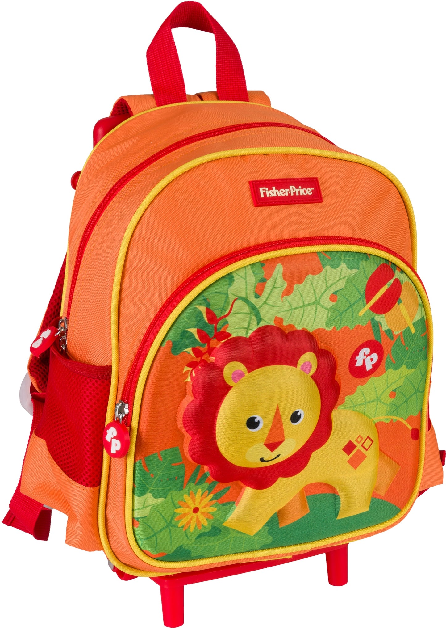 Fisher-Price 3D backpack toy baby kids girls boys Kawaii kindergarten bag trolley wallet money phone bag school bag