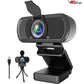 Webcam 1080P Full HD PC Camera Web      adadasdad with Microphone for PC Computer and Laptop