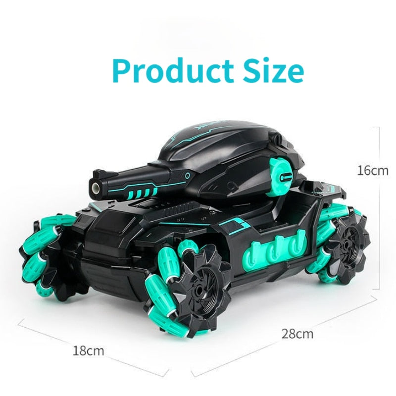RC Car Large 4WD Tank Water Bomb Shooting Competitive Rc Toy Electric Gesture Water Bomb Tank Off-Road Car  Kids Toy Gift