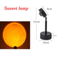 USB Rainbow Sunset Red Projector Led Night Light Sun Projection Desk Lamp for Bedroom Bar Coffee Store Wall Decoration Lighting.