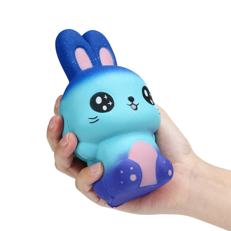 Antistress Squishy Animales Rabbit Galaxy Simulated Animal Doll Slow Rising Bread Scented Squeeze Toy Stress Relief Fun for Kid