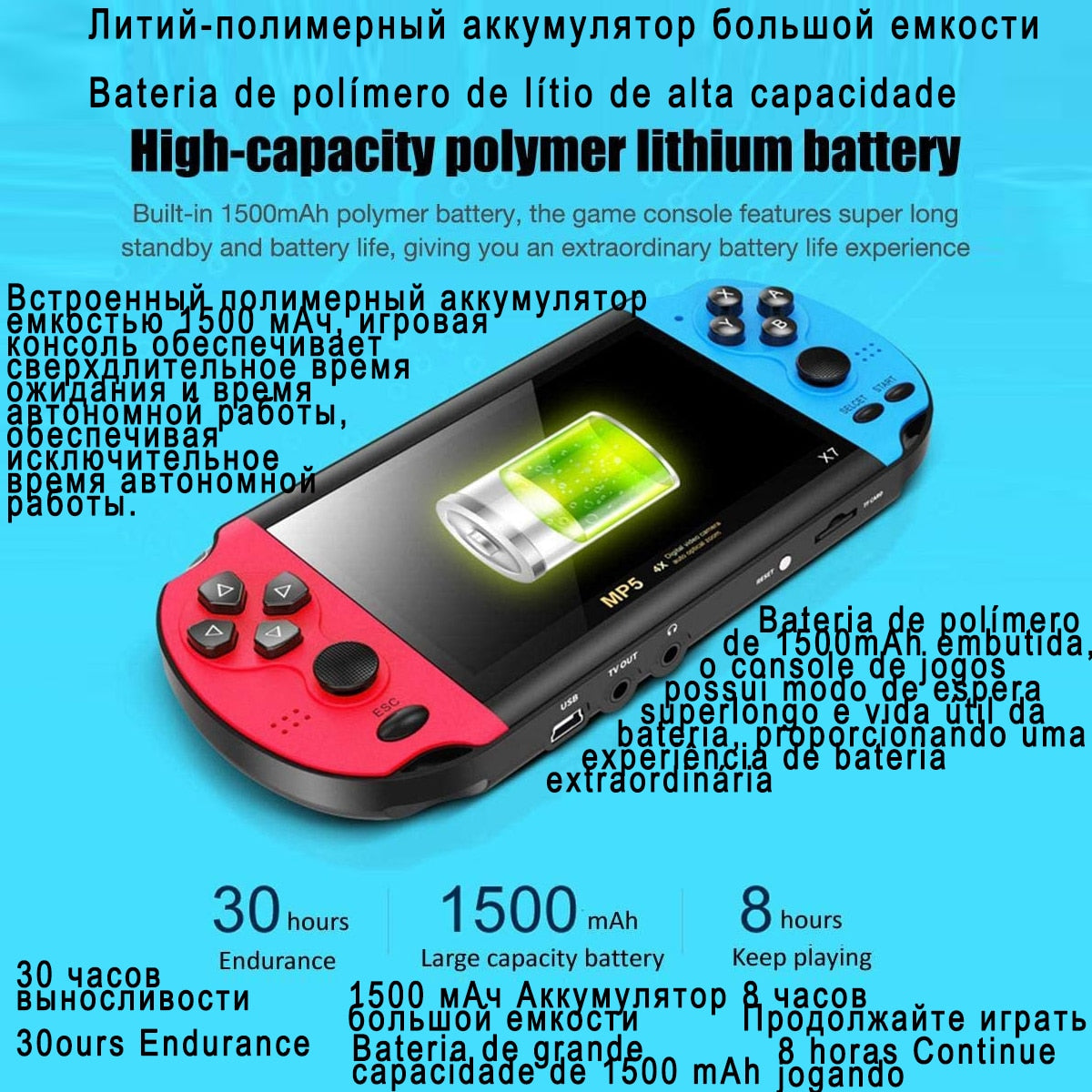 Retro Video Game Console Player Handheld Gaming Portable Portatil Mini Arcade Videogames Electronic Machine Retrogame Play Vidio.