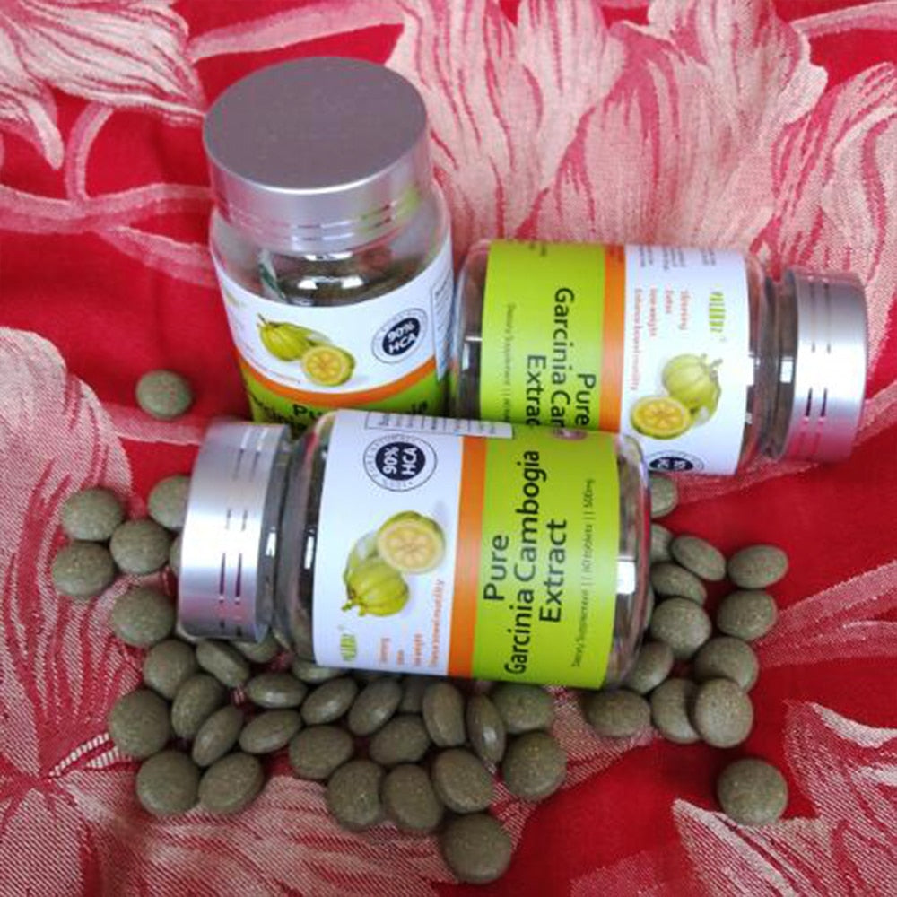 2 Bottles,Pure Garcinia Cambogia Extract for weight loss- Maximum Strength 100% HERBAL FORMULA, NO DRUGS, new formula slimming.