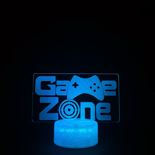 3D Night Lamp Gaming Room Desk Setup Lighting Decor on the table Game Console Icon Logo Sensor Light for Kids Bedside Gift.