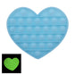 Glow Fluorescence Push Bubble Fidget Toys Adult Stress Relief Toy Antistress Soft Squishy Gift Anti Stress Box simple dimple toy.