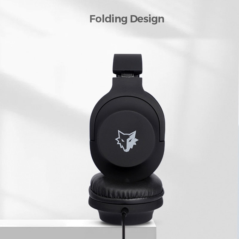 New Arrival Gaming Headset 7.1 Stereo Sound Headphones Foldable With Microphone 3.5mm AUX.