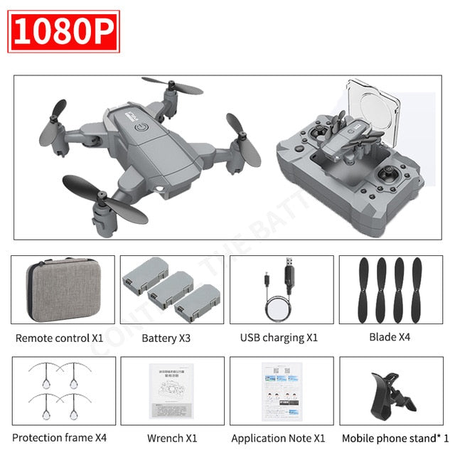 New mini KY905 drone 4K HD camera, GPS WIFI FPV vision foldable rc quadcopter professional drone.