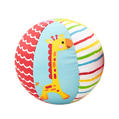 Fisher Price Animal Knowledge Baby Cognitive Ball Toys Learning & Education Bell Ringing Hand Grab Cloth Ball For Children Grow
