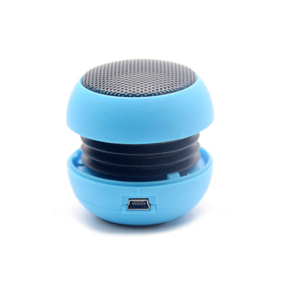 Hamburger Mini Speaker Mp3 Music Loudspeaker Player Outdoor 3.5mm  Wired Speaker Sound Box for Computer Phones.