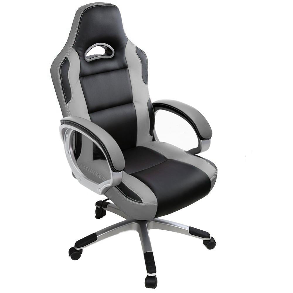 Gaming Computer Chair Ergonomic Office PC Swivel Desk Chairs for Gamer Adults and Children with Arms