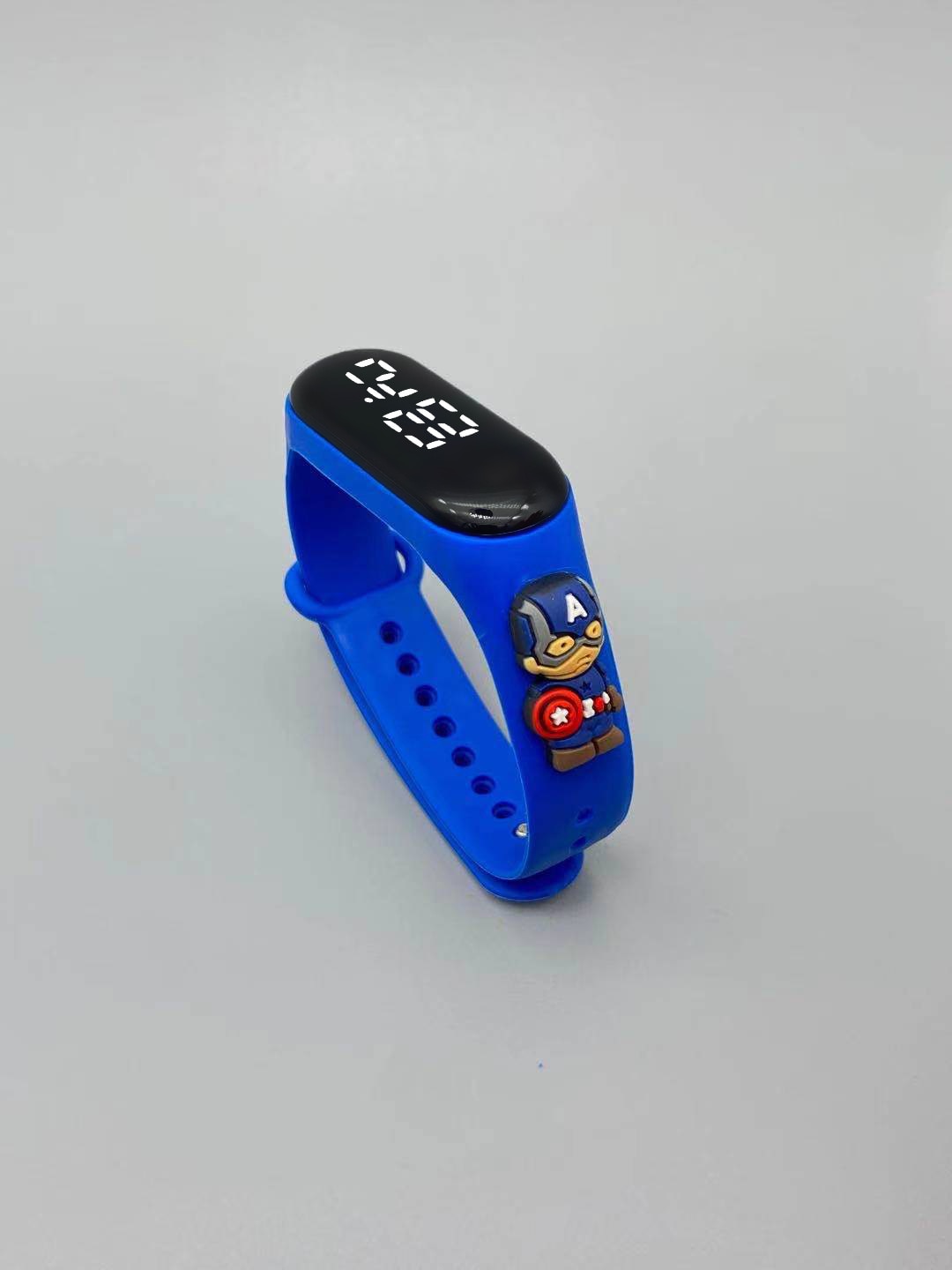 Disney Mickey Minnie LED Touch Watch Pooh Bear Bracelet Watch Student Children Sports Cartoon Electronic Watch Birthday Gifts.