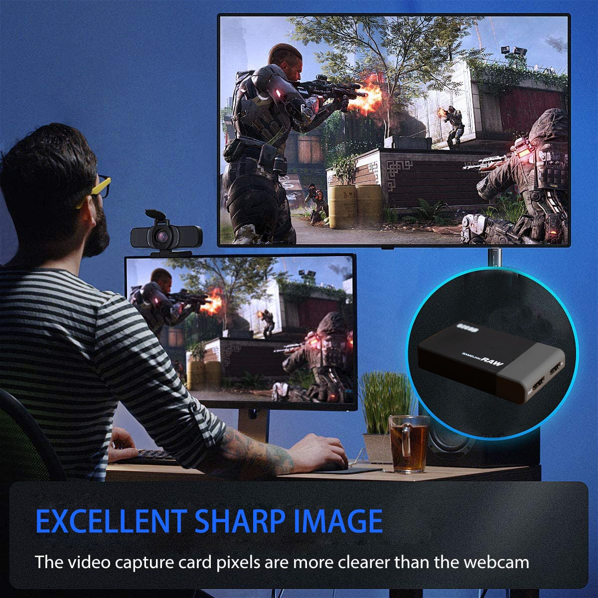 Real 4k 30hz 1080p 60fps 120fps USB 3.0 HDMI-compatible Video Capture Card Ultra HD Video Recording Device Live Streaming Box.