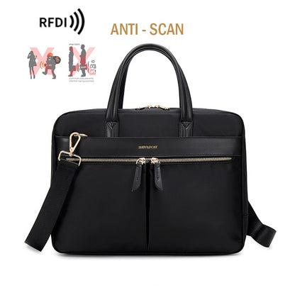Fashion Women's Notebook Briefcase For 13.3 15 16 Inch Laptop Crossbody Bag Shoulder Bags Business Travel Office Ladies Handbags.