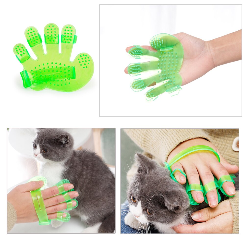 Pet Hair Cat Massage Gloves Remover Dog Comb bath brush Cat Hair Cleaning Brush Comb Dog Grooming Cat Brush Product Accessories