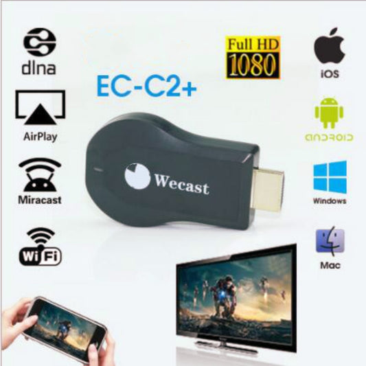 TV Stick Original Wecast C2+ Miracast DLNA Wireless WiFi Display TV Dongle Streaming Media Player Support Mirroring Android.